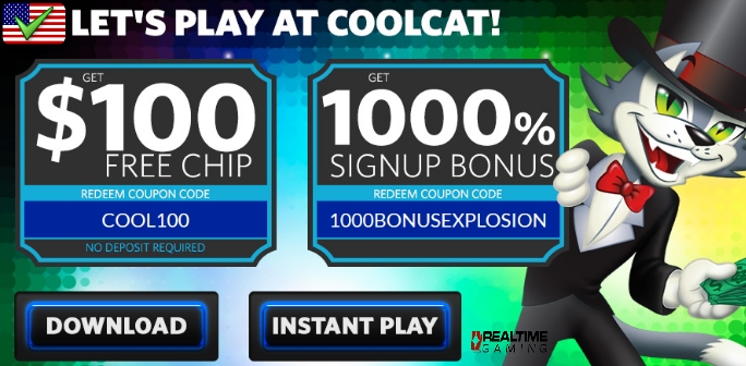 COOLCAT CASINO NO DEPOSIT BONUS